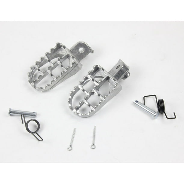 Pit Dirt Bike Aluminium Footrest Foot Pegs For Yamaha PW50 PW80 TW200 Motorcycle
